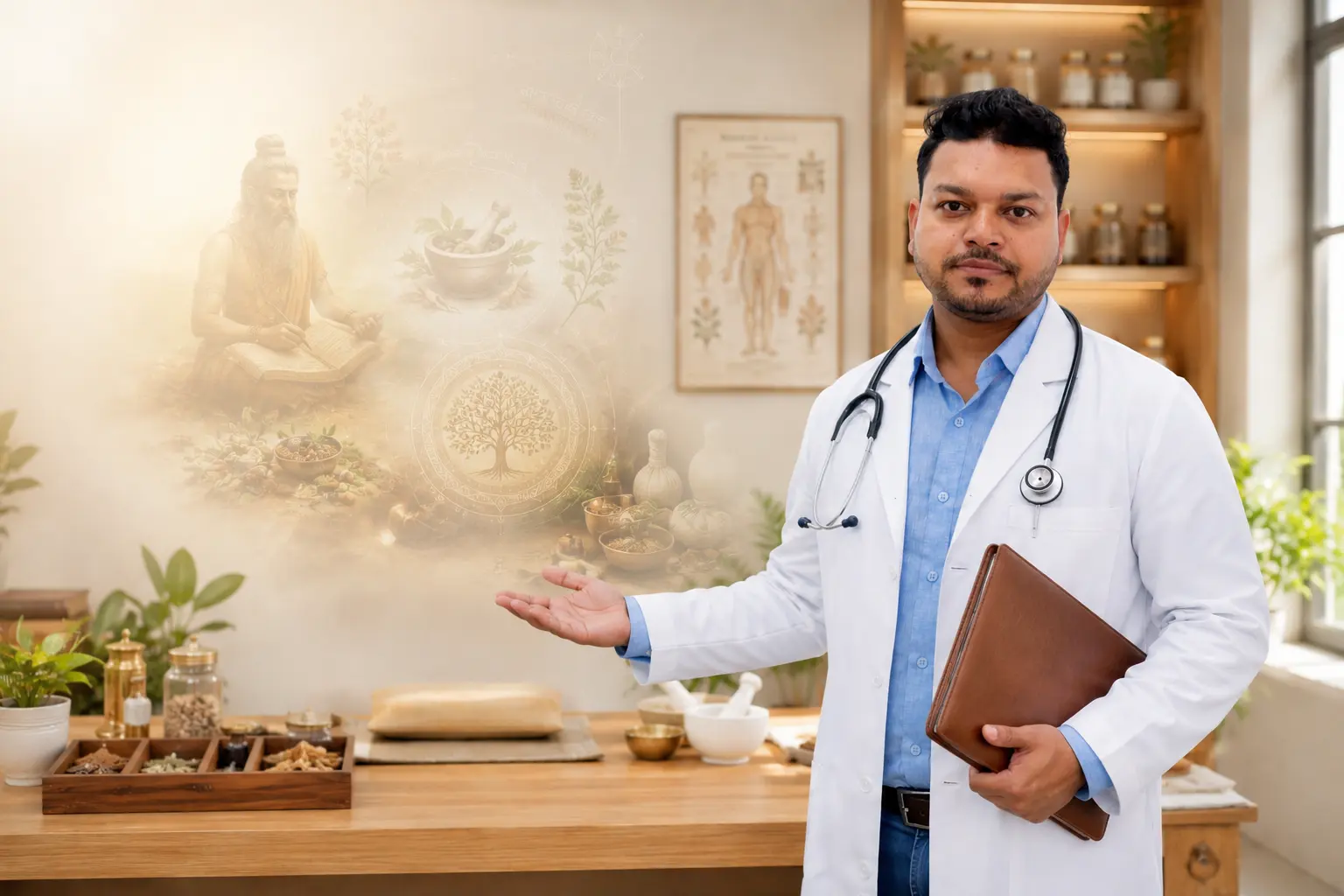 Classical Ayurvedic consultation with Dr. Anand Singh at Cureवेदा, Andheri West