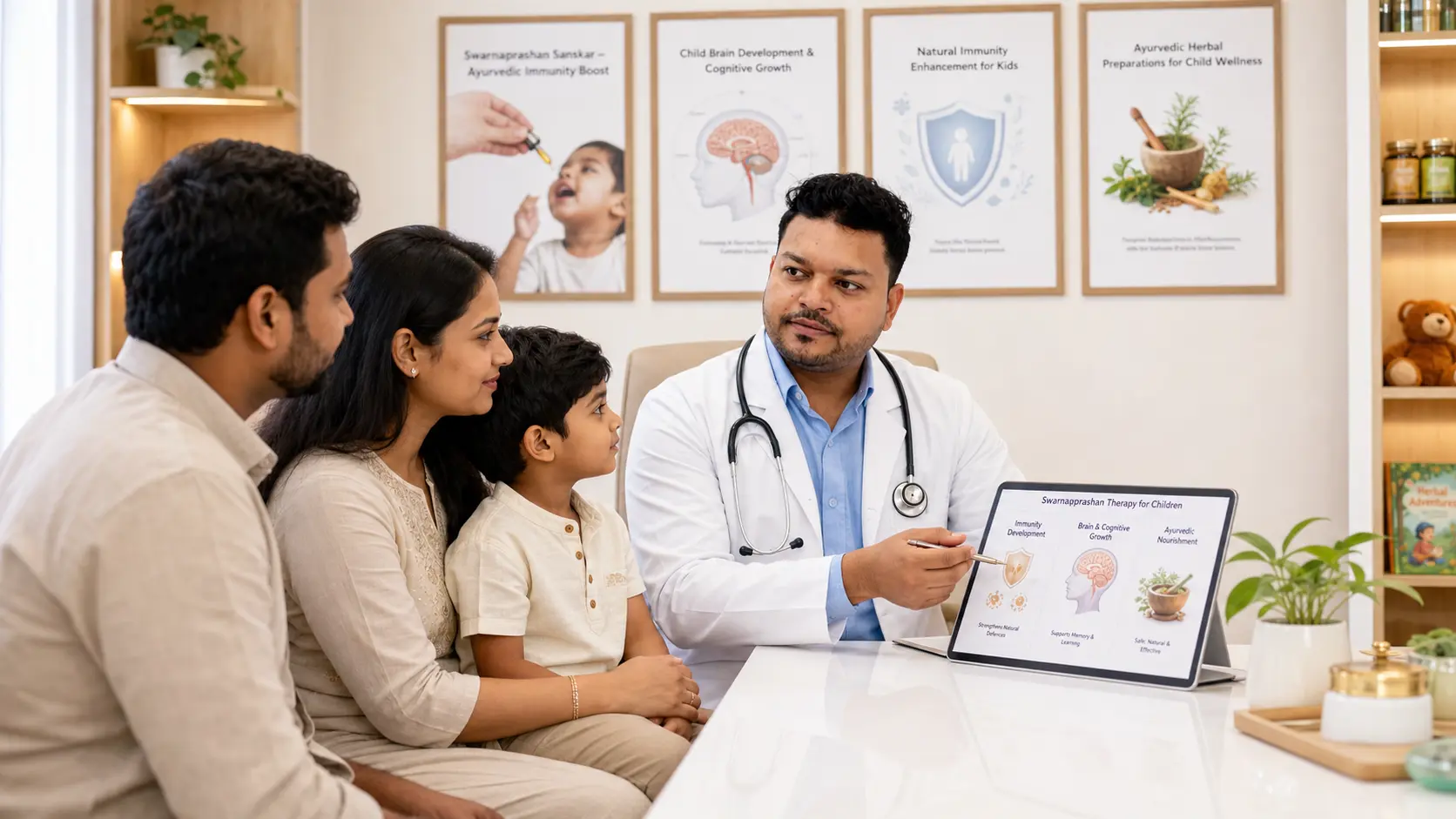 Child immunity and Swarnaprashan guidance at Cureवेदा, Andheri West