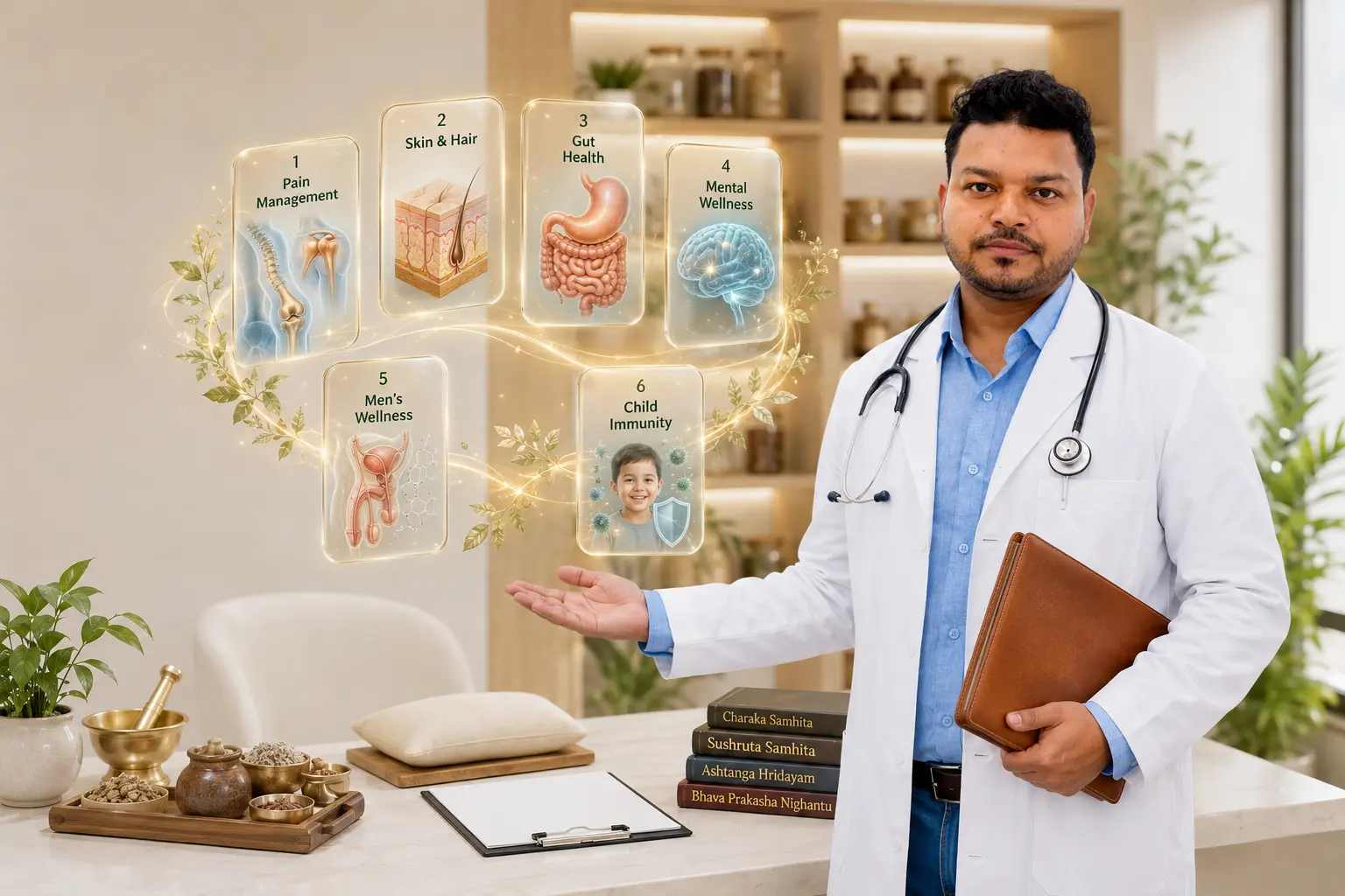 Ayurvedic treatment consultation with Dr. Anand Singh at Cureवेदा, Andheri West